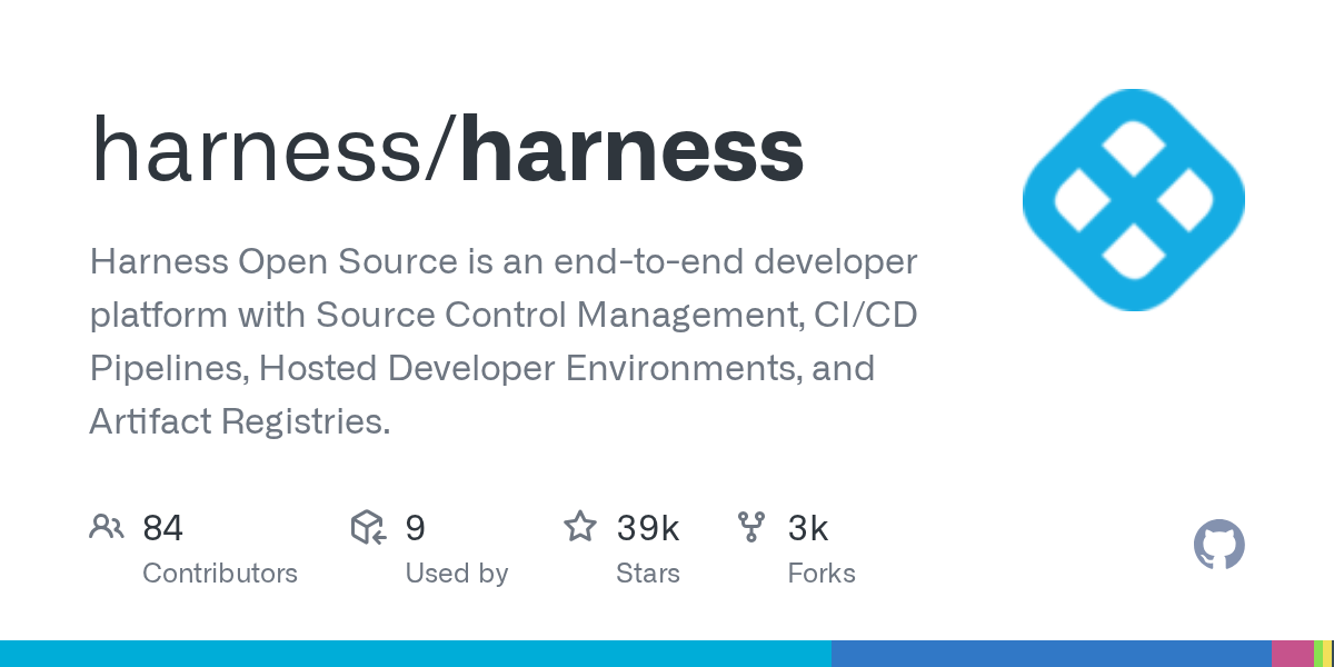 Harness 开源开发者平台 封面