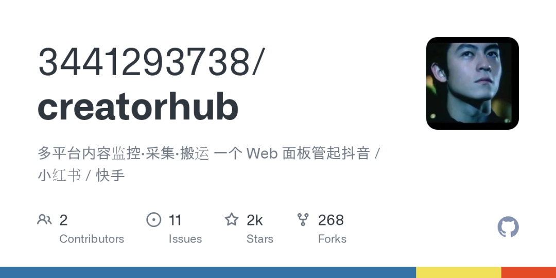 CreatorHub 的 GitHub 仓库信息