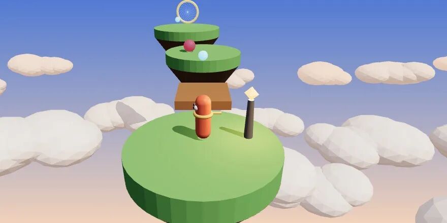Sky Islands 浮岛关卡,官方 3D 模板局部