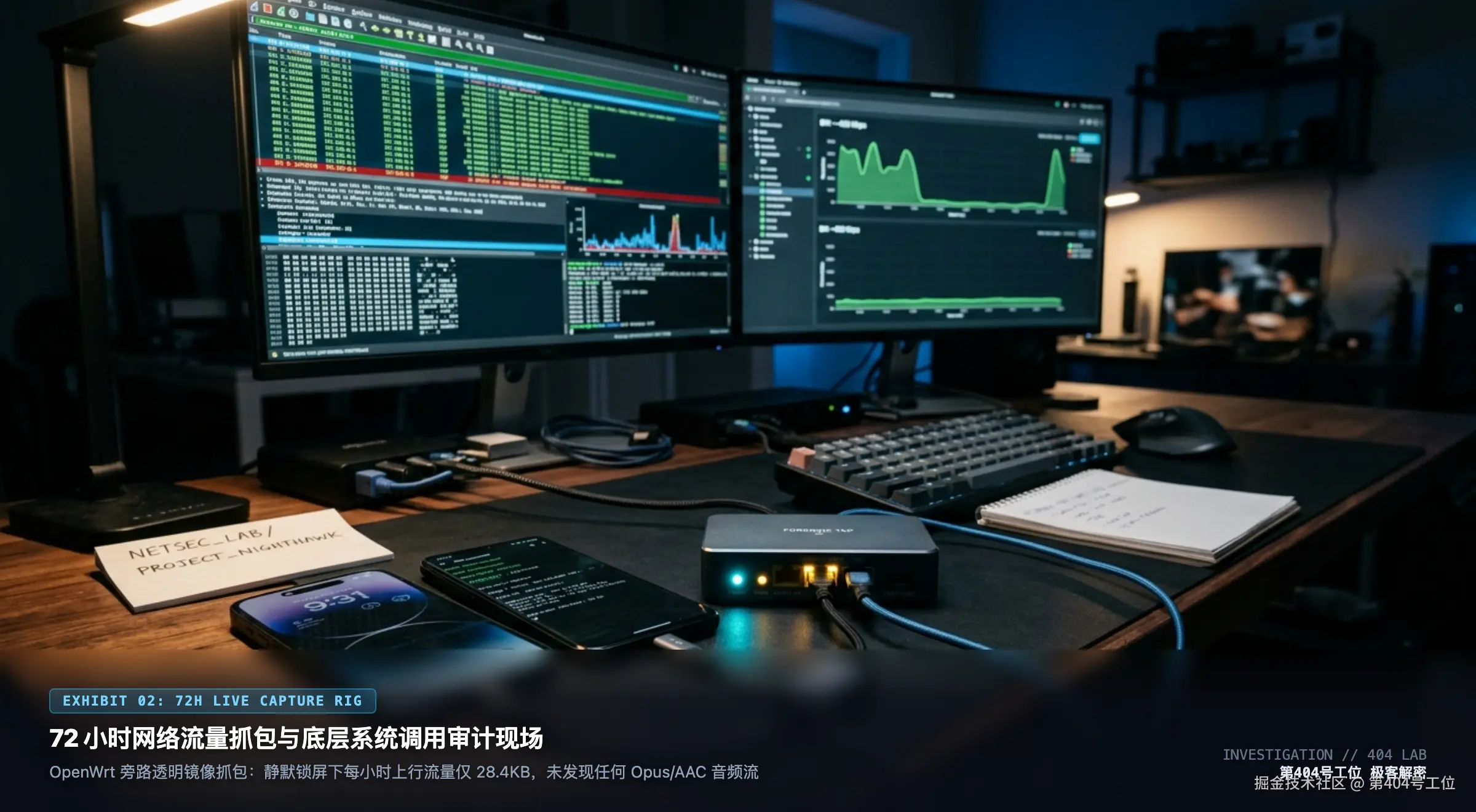 72小时抓包日志与端侧特征向量实测