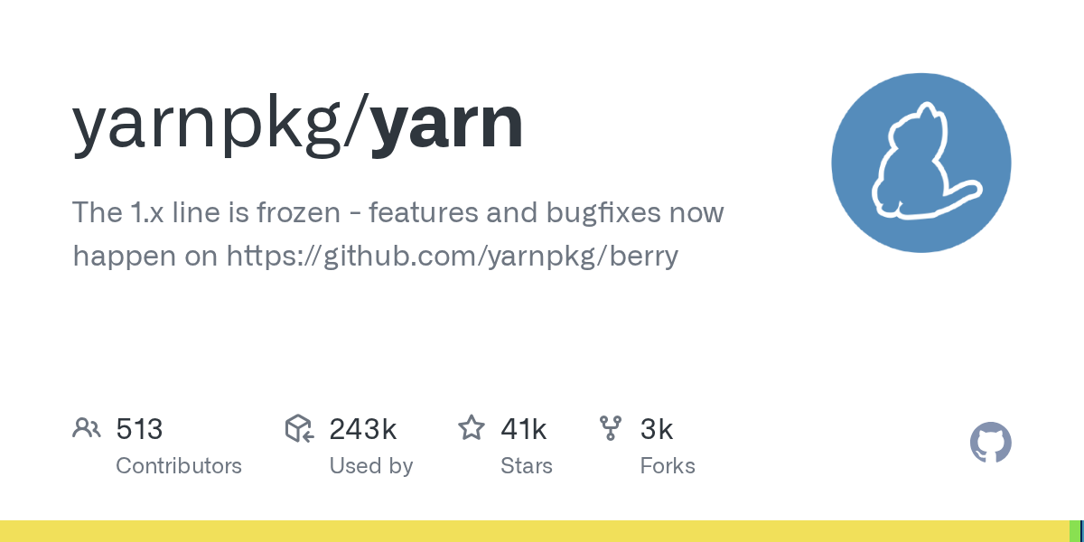 Yarn 1.x（经典版） 封面