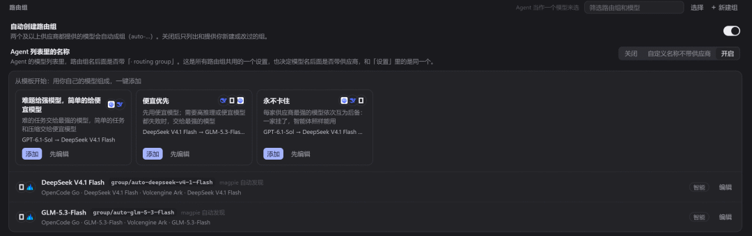 路由组模板