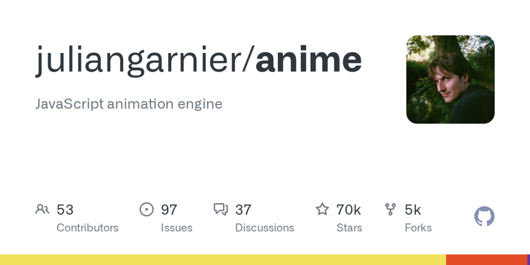 Anime.js GitHub 项目
