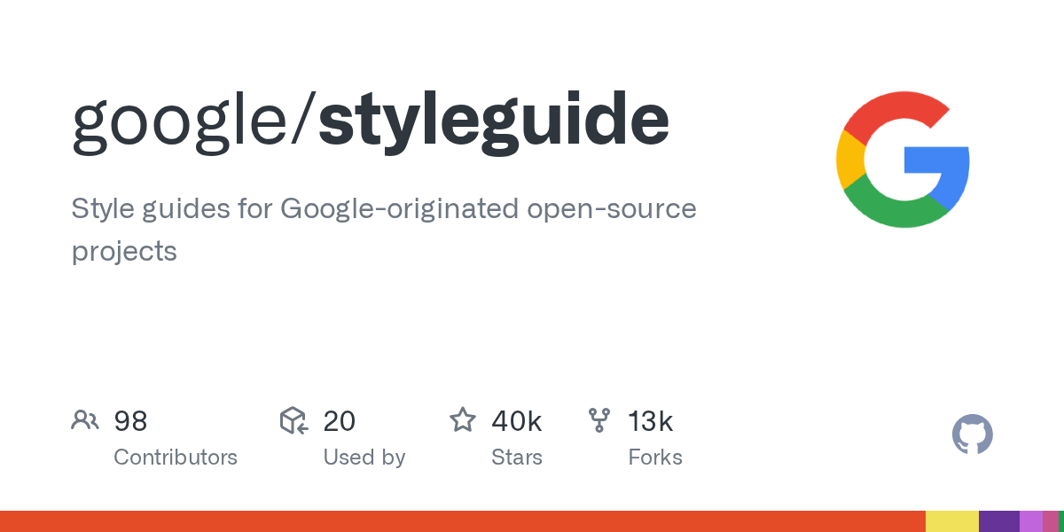 Google Style Guides 谷歌代码风格指南 封面