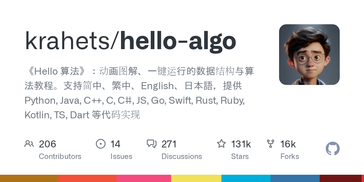 Hello 算法 封面