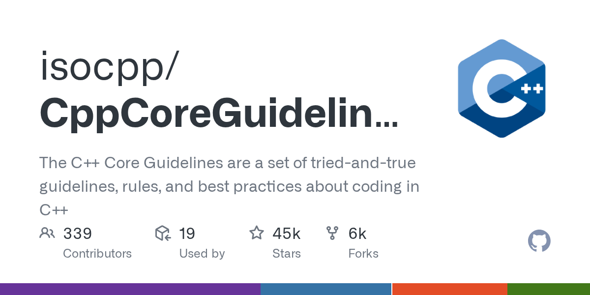 C++ Core Guidelines 封面